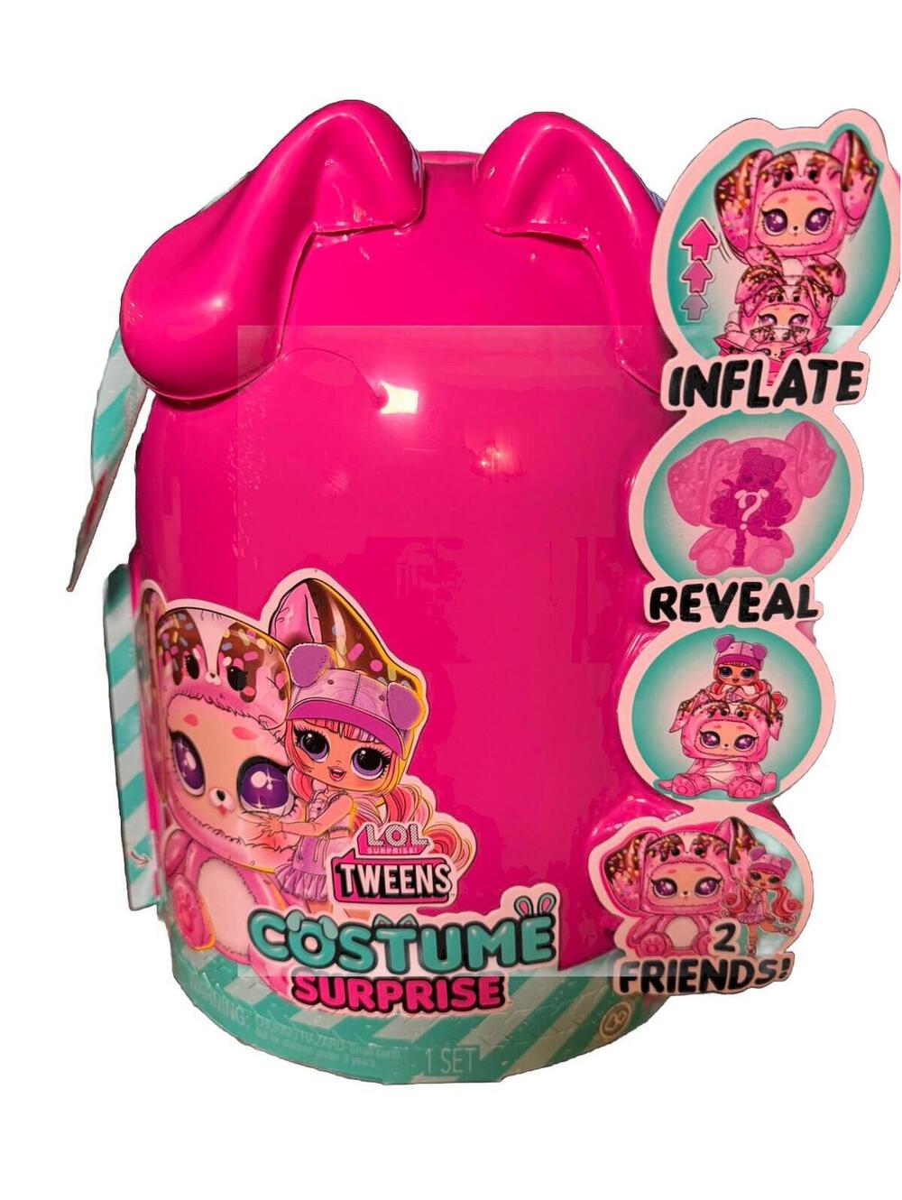 LOL Surprise Tweens Costume Surprise Inflatable Reveal Mystery Doll and Pet Set